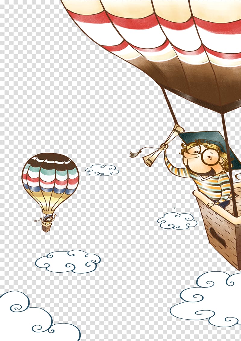 Travel Cartoon Poster Illustration, travel transparent background PNG clipart