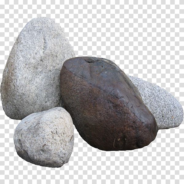 one brown and three gray stones , Rock Computer Icons , stones and rocks transparent background PNG clipart