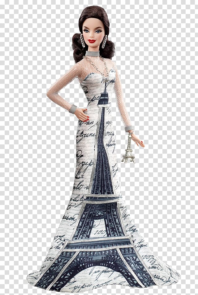 Eiffel Tower Big Ben Barbie Doll Statue of Liberty, barbie transparent background PNG clipart