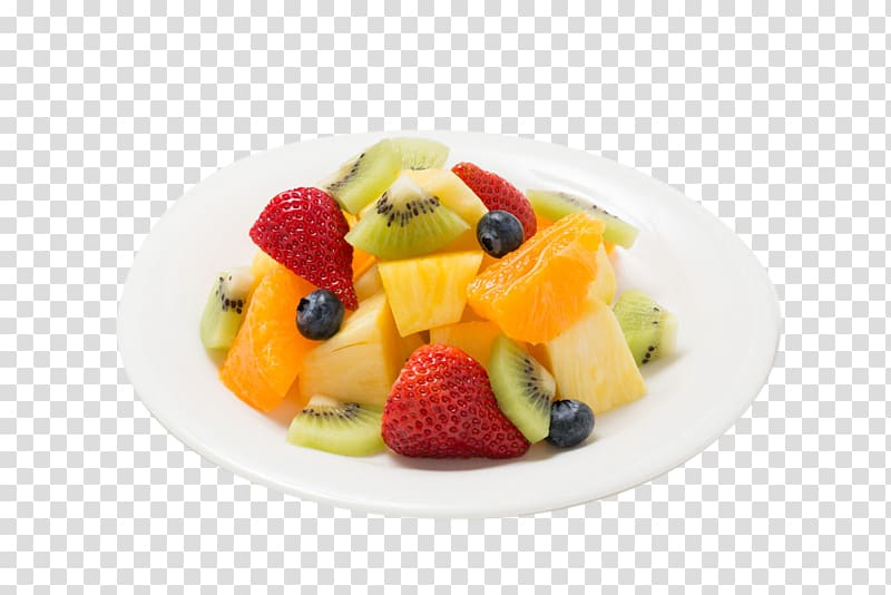 Ice cream Fruit salad Frozen yogurt, White tray of fruit salad transparent background PNG clipart