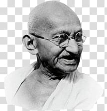 Mahatma Gandhi transparent background PNG clipart