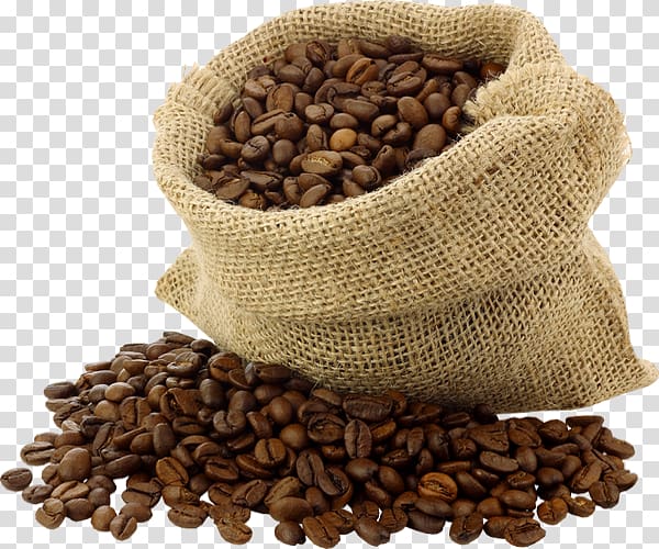 Instant coffee Coffee bag Coffee bean Coffee roasting, grains transparent background PNG clipart
