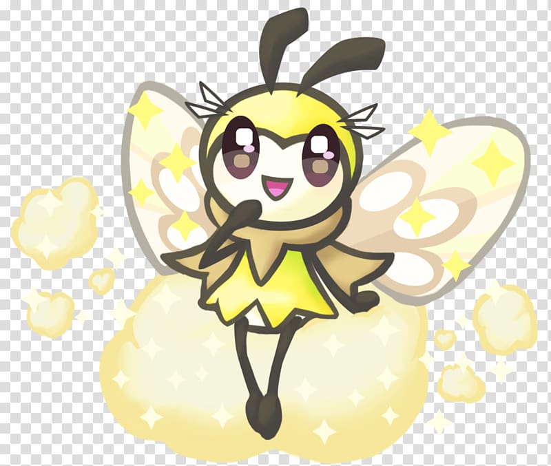 Honey bee Pollen Butterfly, bee transparent background PNG clipart