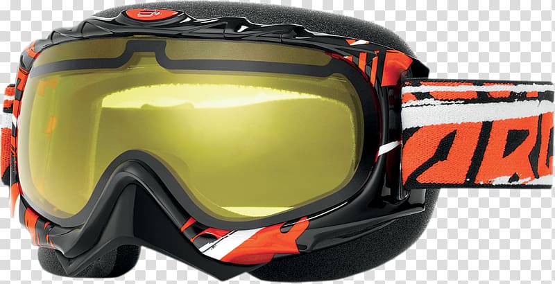 Goggles Motorcycle Helmets Glasses Eyewear Personal protective equipment, orange colour fog transparent background PNG clipart