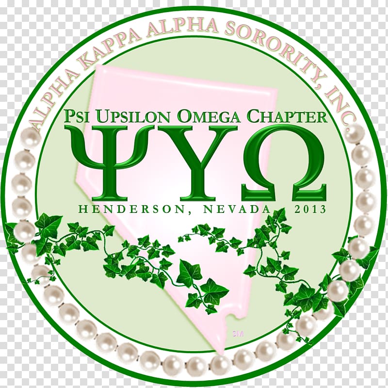 Alpha Kappa Alpha Green Omega Psi Phi Nevada Logo, Alpha Kappa Rho 43rd Anniversary Logo transparent background PNG clipart