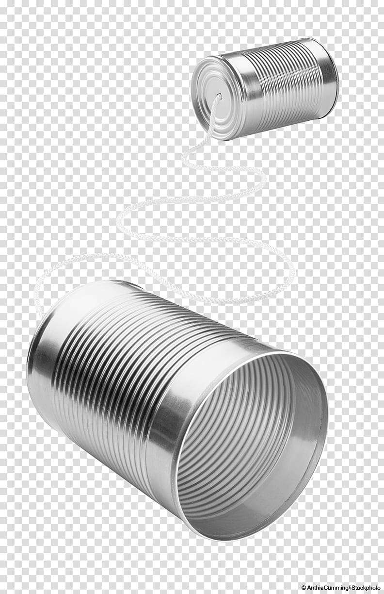 tin can telephone clipart black