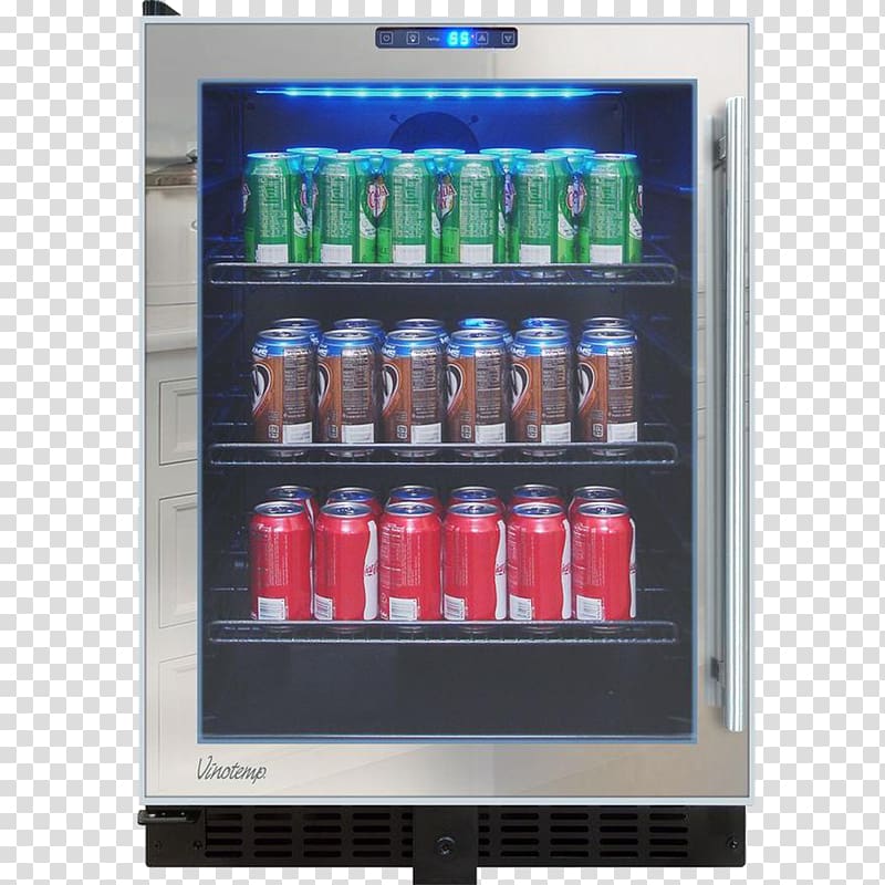 Wine cooler Refrigerator Display device, refrigerator transparent background PNG clipart
