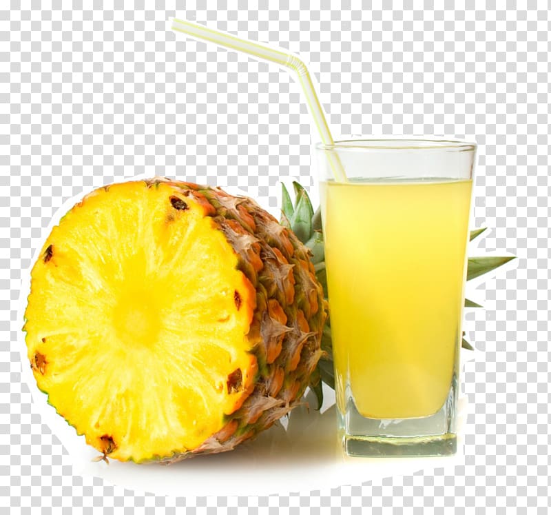 orange pineapple beside pineapple juice, Orange juice Tomato juice Apple juice Pineapple, Fresh juice transparent background PNG clipart