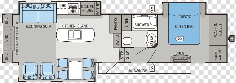 Eagle Premier Floor plan Caravan Campervans, eagle transparent background PNG clipart