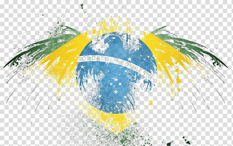 Flag of Brazil High-definition television Desktop Widescreen, brazil Watercolor transparent background PNG clipart