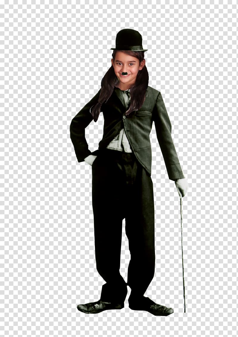 Tramp Comedian Silent film Costume, Chaplin Farrant transparent background PNG clipart