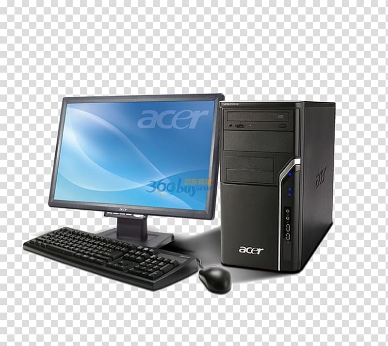 Computer hardware Desktop computer Personal computer Computer monitor, acer desktop computer transparent background PNG clipart