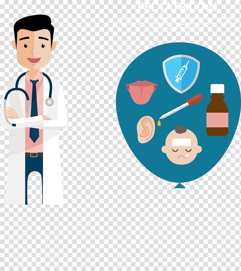 Cartoon Pediatrics Physician, Doctor material transparent background PNG clipart