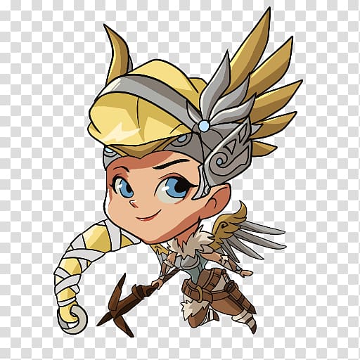 Overwatch Mercy YouTube, 3c digital transparent background PNG clipart