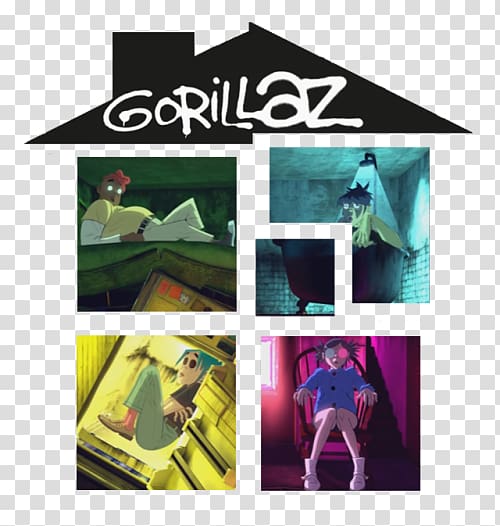 Gorillaz 2-D Drawing, Gorrila transparent background PNG clipart