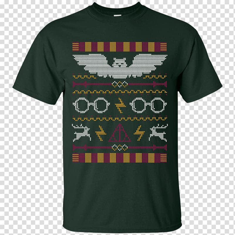 T-shirt Hoodie Clothing Sleeve, harry potter ugly christmas sweater transparent background PNG clipart