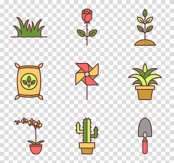 Gardening Computer Icons Garden tool , waterflower transparent background PNG clipart