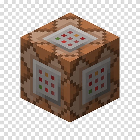 brown block illustration, Minecraft: Pocket Edition Command Block Mod, Block transparent background PNG clipart