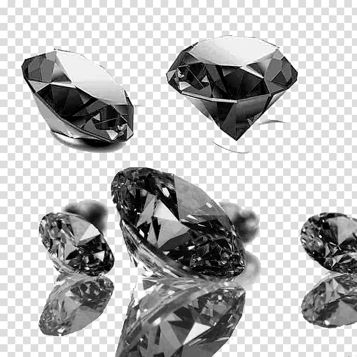 Diamond Designer, Black Diamond single kind has a reflection of the promotion transparent background PNG clipart