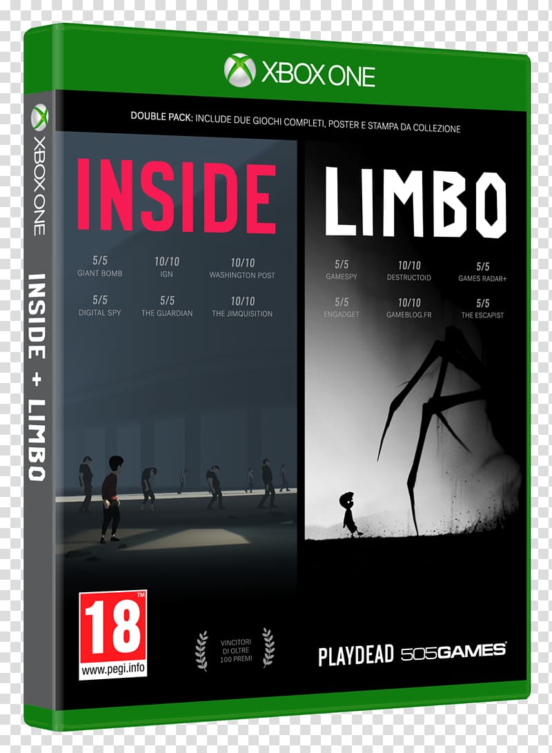 INSIDE / LIMBO Double Pack INSIDE / LIMBO Double Pack PlayStation 4 Ori and the Blind Forest, smart world transparent background PNG clipart