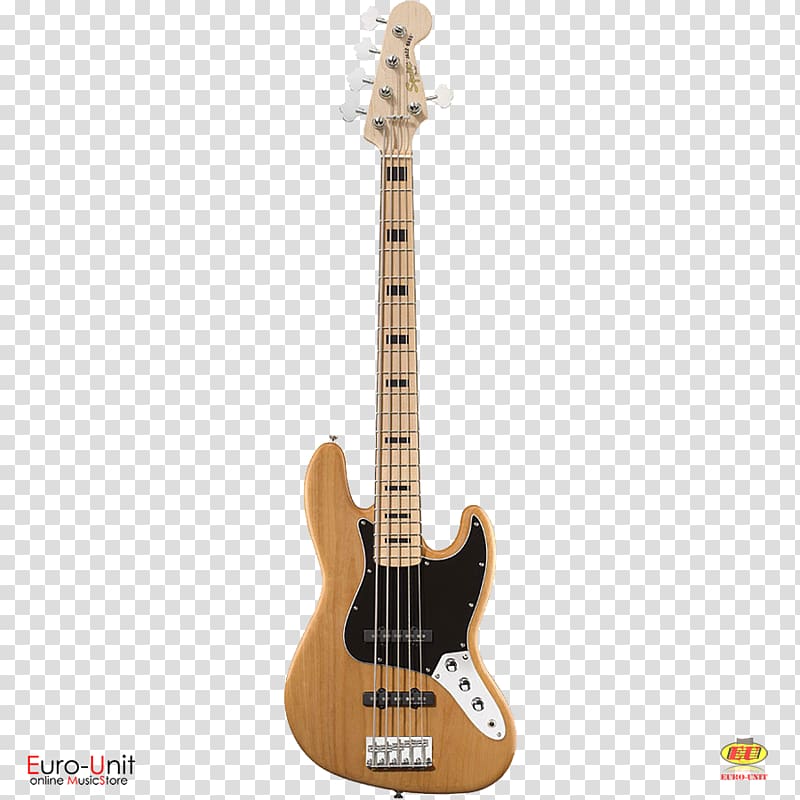 Fender Jazz Bass V Fender Bass V Fender Precision Bass Squier, Bass Guitar transparent background PNG clipart