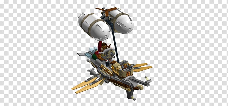 Airship LEGO Flight Steampunk, zeppelin steampunk pirate ship transparent background PNG clipart