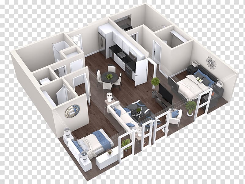 3D floor plan Architecture Architectural plan, design transparent background PNG clipart