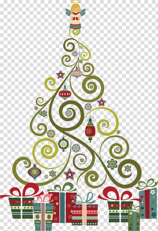 Christmas tree , Beautiful Christmas transparent background PNG clipart