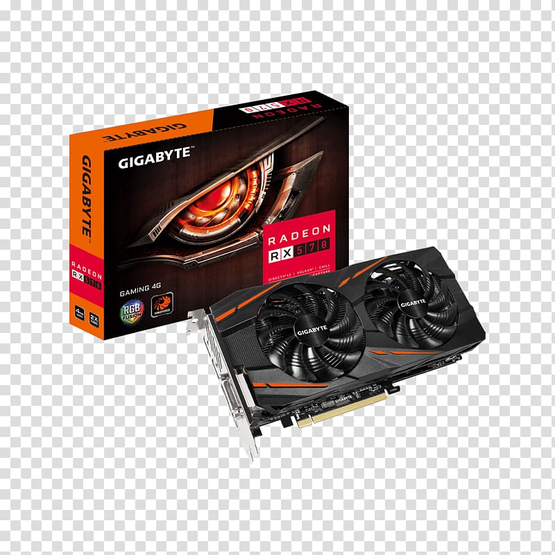 Graphics Cards & Video Adapters GDDR5 SDRAM AMD Radeon 500 series AMD Radeon 400 series, Gd transparent background PNG clipart