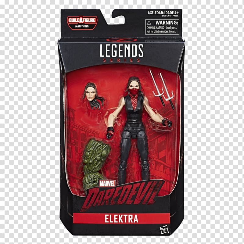 Elektra Man-Thing Thor Bullseye Daredevil, marvel toy transparent background PNG clipart