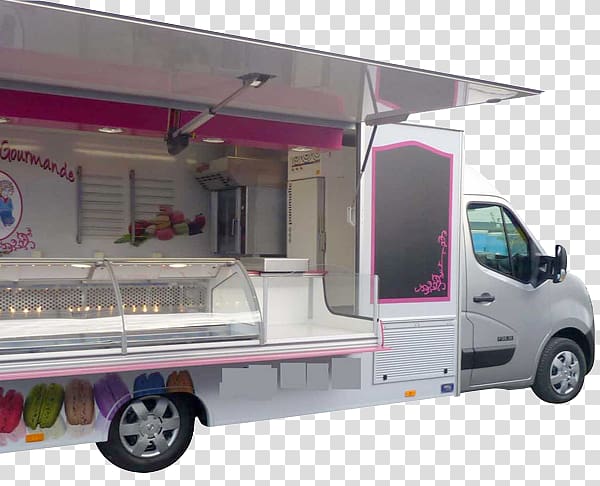 Commercial vehicle Van Food truck Bakery, Alimentation generale transparent background PNG clipart