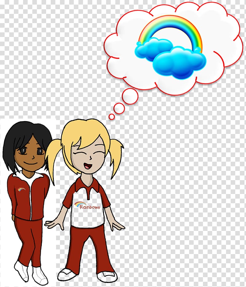 Hoodie Rainbows Uniform Jacket, think Girl transparent background PNG clipart