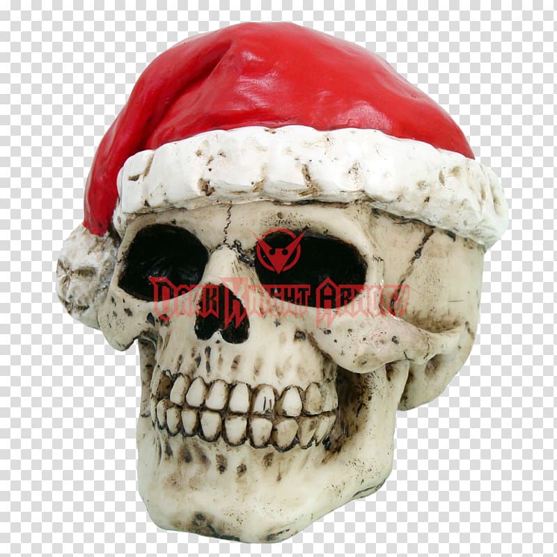 Skull Face Christmas Head Krampus, skull transparent background PNG clipart