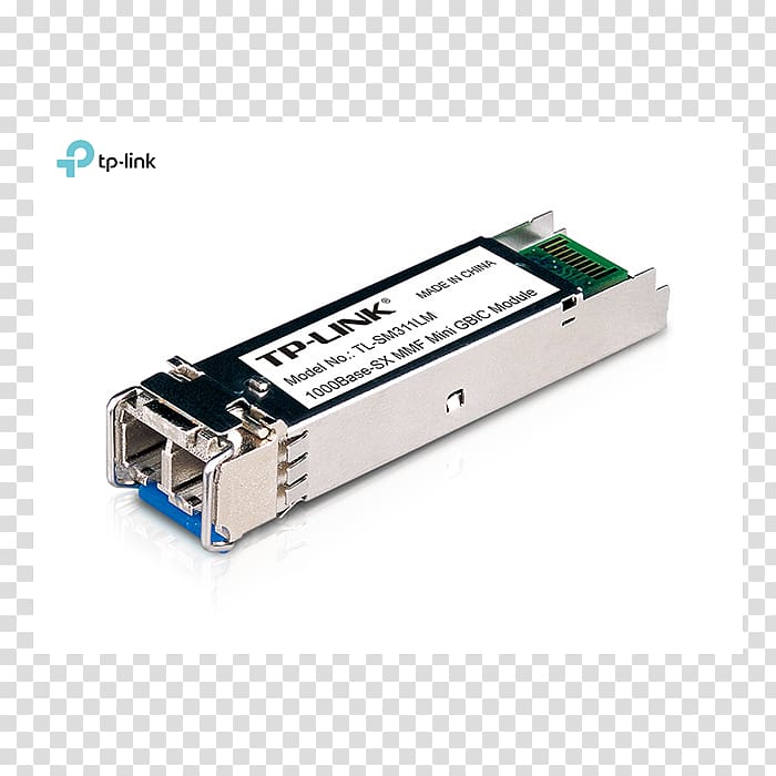 Gigabit interface converter Small form-factor pluggable transceiver Gigabit Ethernet TP-Link Multi-mode optical fiber, others transparent background PNG clipart