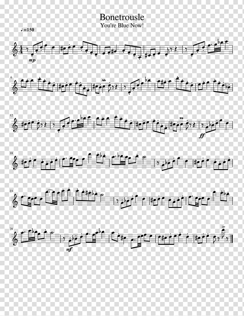 Sheet Music My Chemical Romance Clarinet Popular music, sheet music transparent background PNG clipart