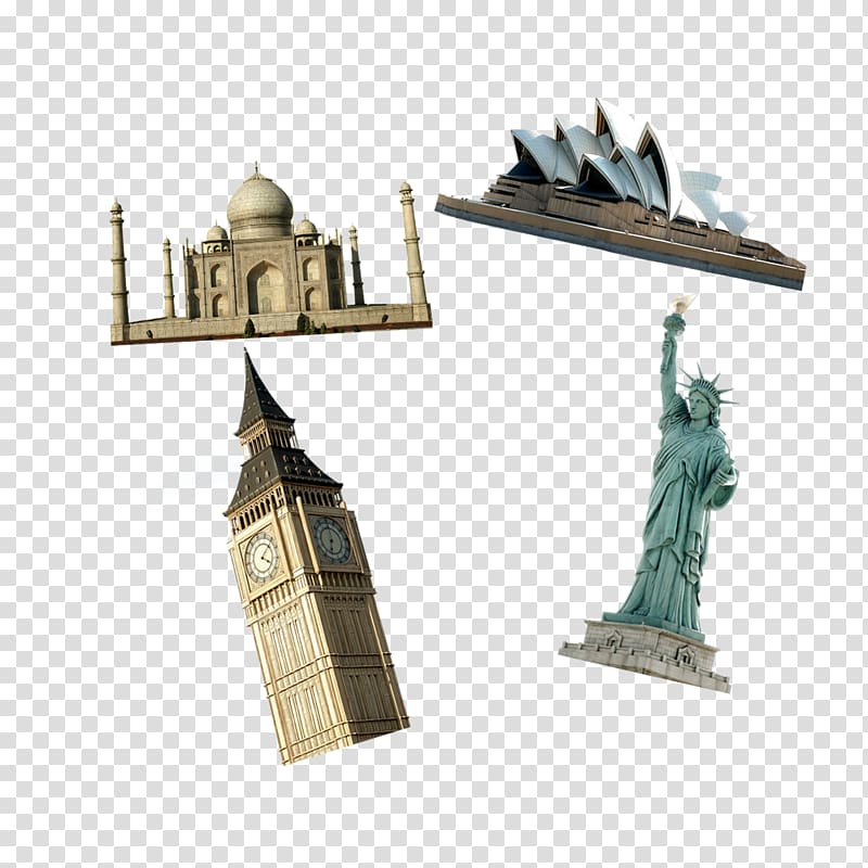 Big Ben Pisa Building Landmark, World landmarks transparent background PNG clipart