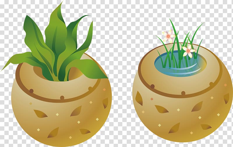 Flowerpot Symbol Icon, Pots of plants transparent background PNG clipart