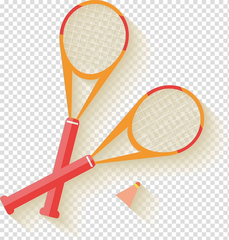 Badminton Racket Tennis, Badminton transparent background PNG clipart