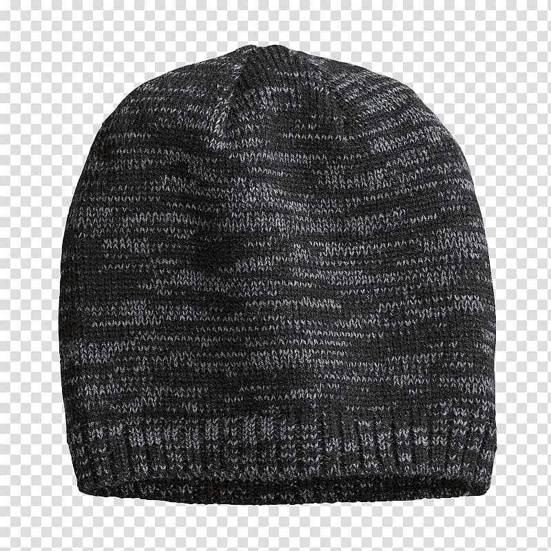Beanie T-shirt Hat Knit cap, black charcoal transparent background PNG clipart