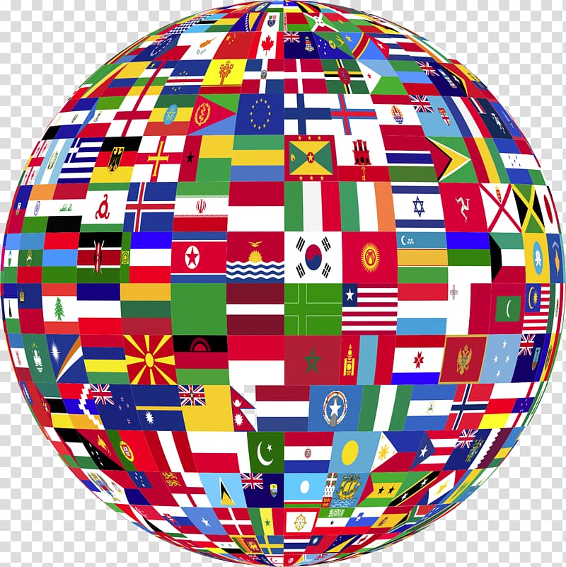 Globe Flags of the World United States, country transparent background PNG clipart