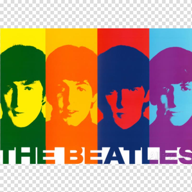 The Beatles Film poster Pop art Blacklight poster, painting transparent background PNG clipart