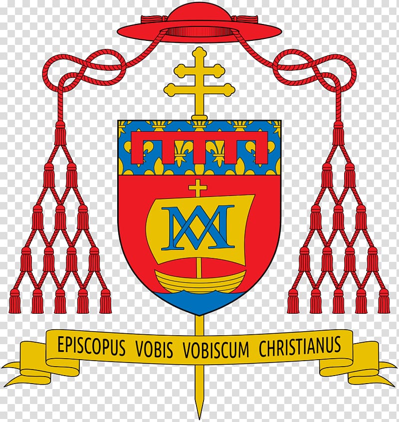 Coat of arms Cardinal Heraldry Catholicism Archbishop, transparent background PNG clipart