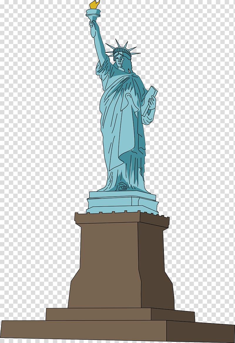 Statue of Liberty Drawing , Monument transparent background PNG clipart