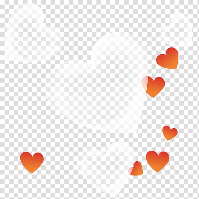 Desktop Love Petal Heart Font, heart-shaped bubble transparent background PNG clipart