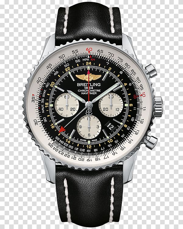 Baselworld Breitling SA Watch Breitling Navitimer Chronograph, watch transparent background PNG clipart
