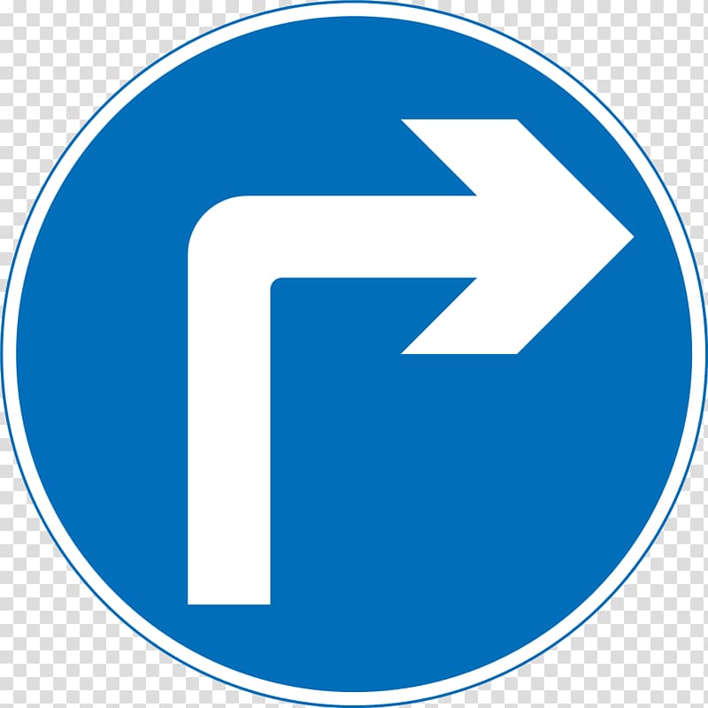 Traffic sign Mandatory sign Road Regulatory sign, road transparent background PNG clipart