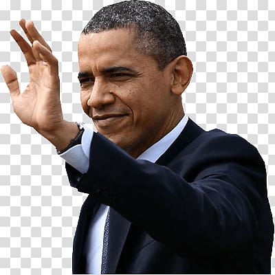 Barack Obama, Waving Goodbye Obama transparent background PNG clipart