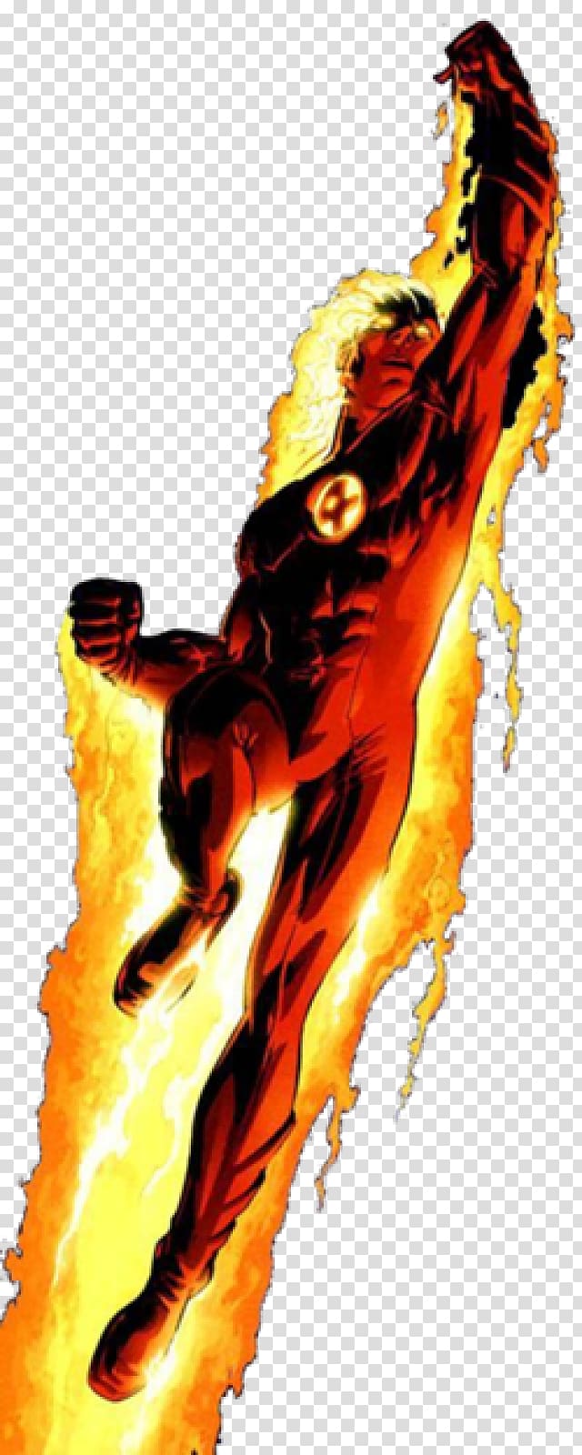 Human Torch Invisible Woman Marvel: Avengers Alliance Mister Fantastic, Human Torch transparent background PNG clipart