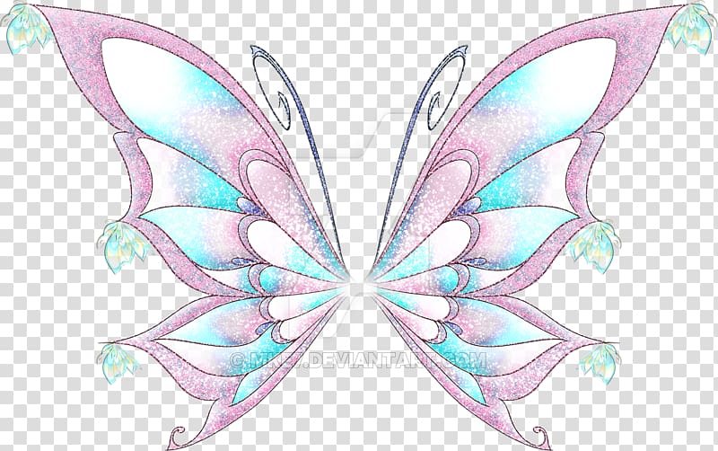 Brush-footed butterflies Fairy Butterfly Pattern, fallings angels transparent background PNG clipart