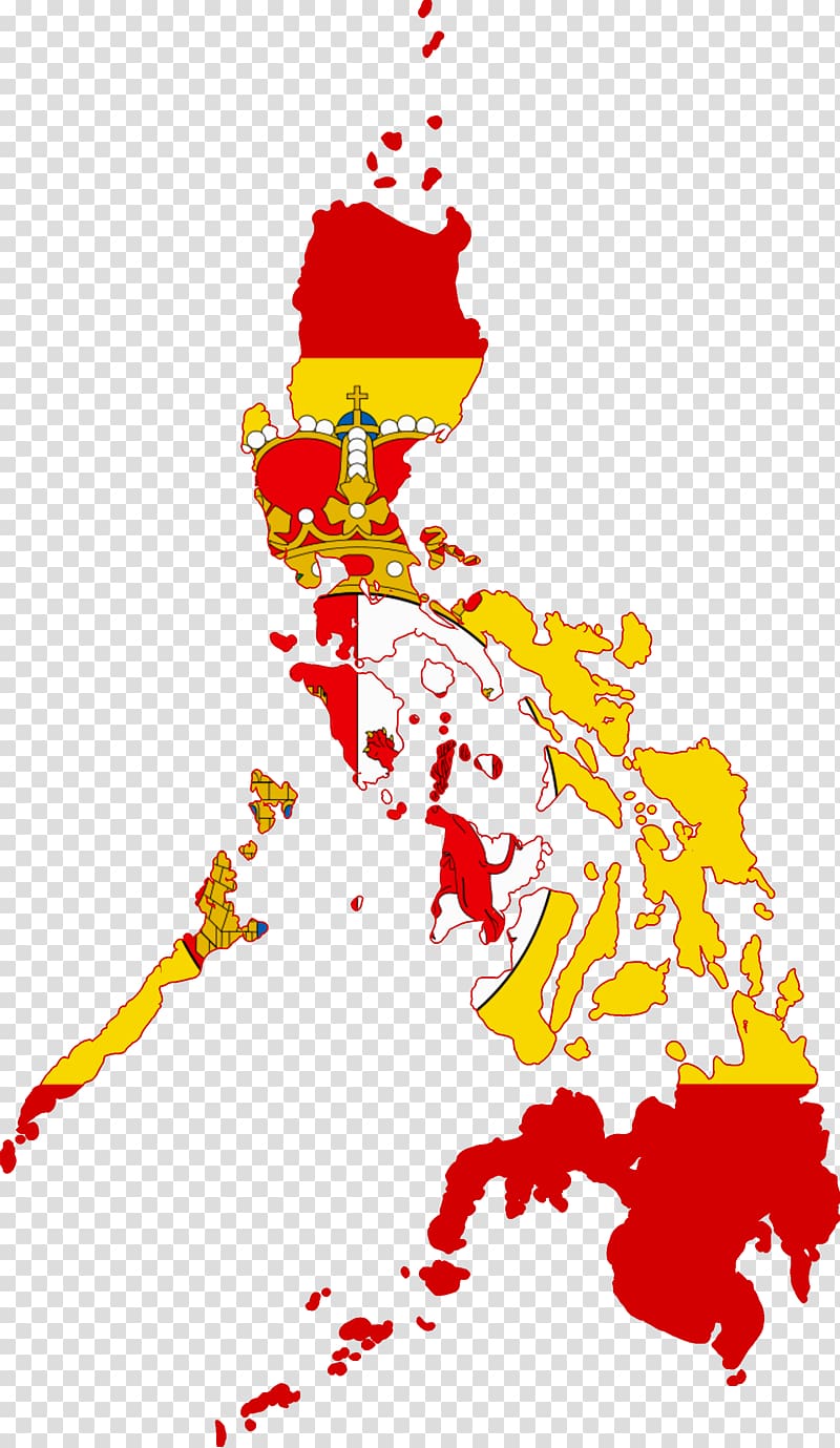 Flag of the Philippines Map, eastern transparent background PNG clipart